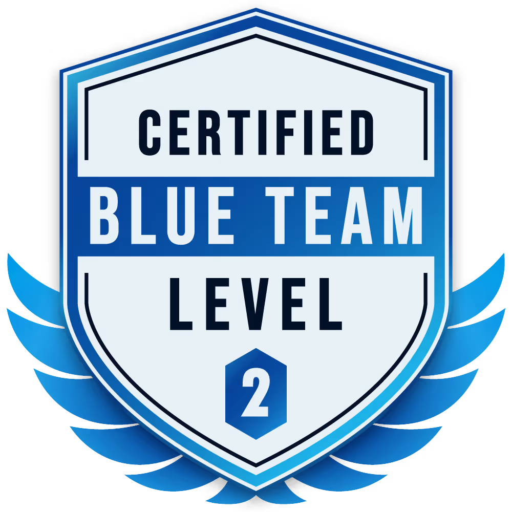 Image for the Blue Team Level 2 (BTL2) course