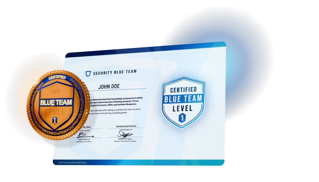 Image of an SBT certification coin