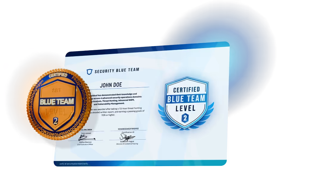 Image of an SBT certification coin